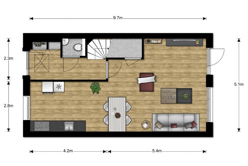 Afbeelding Achter de oude Kazerne 10, 6211 XE Maastricht : 4